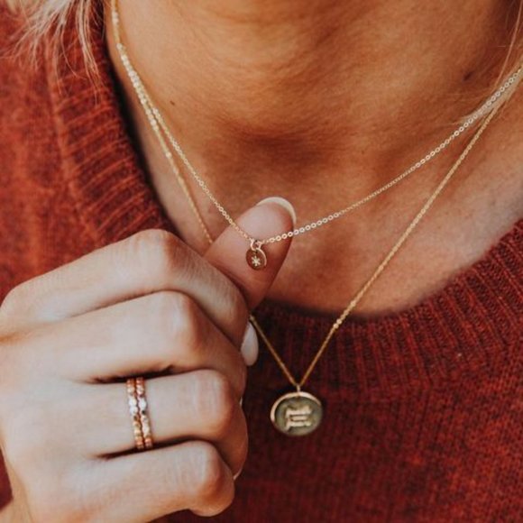 Present | Perfect Peace Pendant Charm Necklace - Picture 9 of 15